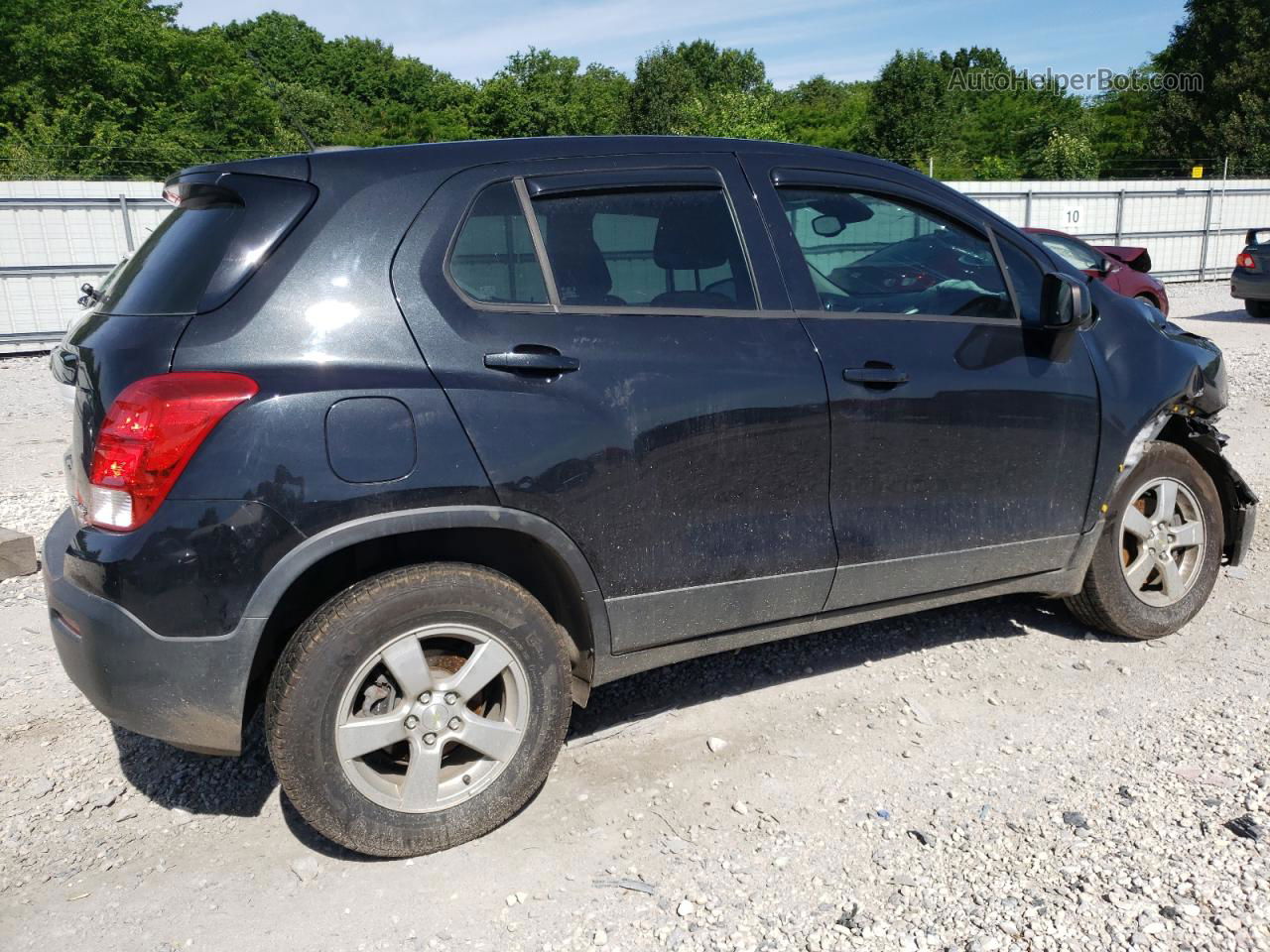 2016 Chevrolet Trax Ls Black vin: KL7CJNSB9GB543624