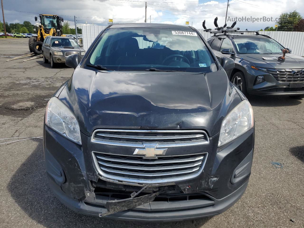 2016 Chevrolet Trax Ls Black vin: KL7CJNSBXGB657731