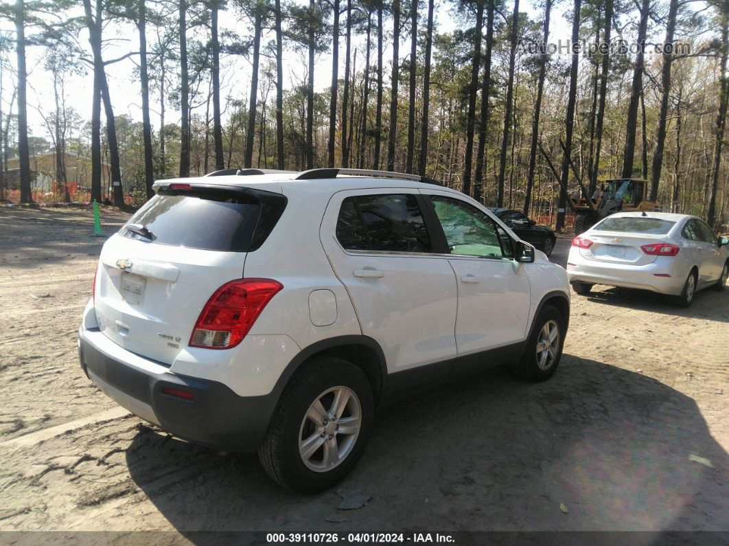 2016 Chevrolet Trax Lt Белый vin: KL7CJPSB0GB504268