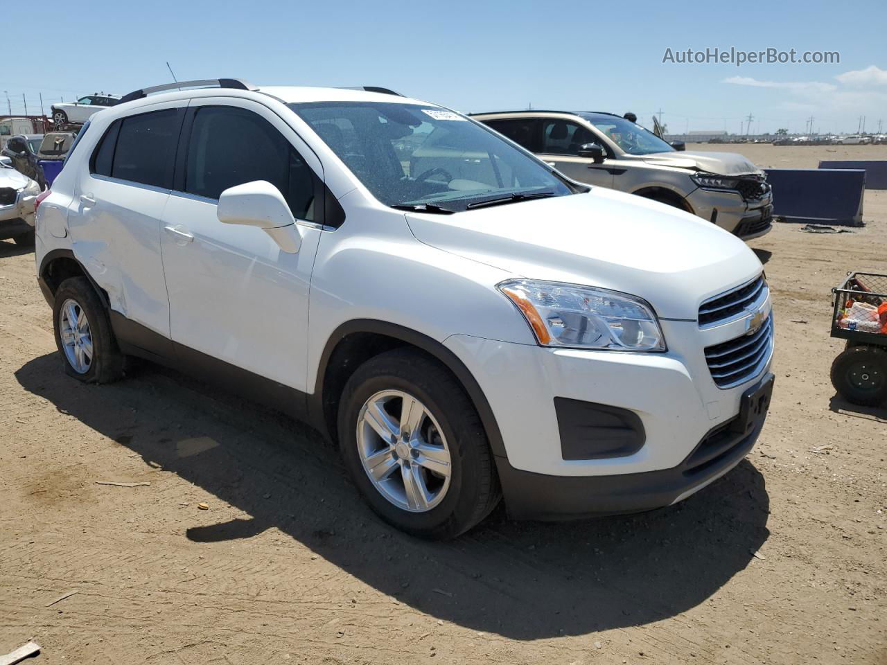 2016 Chevrolet Trax 1lt White vin: KL7CJPSB0GB561327