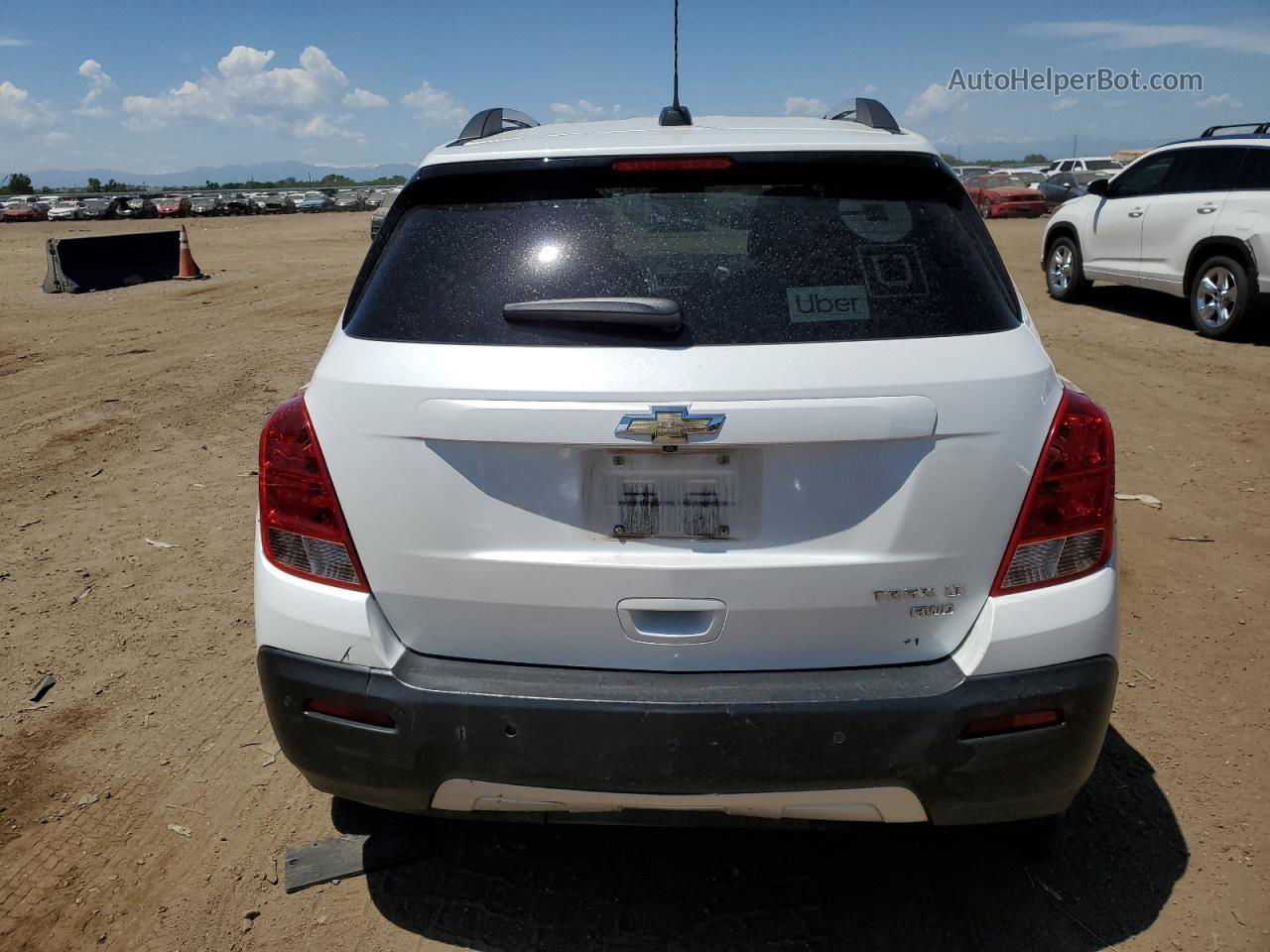 2016 Chevrolet Trax 1lt White vin: KL7CJPSB0GB561327