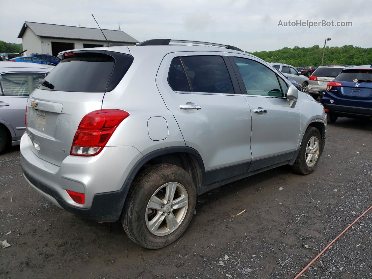 2019 Chevrolet Trax 1lt Silver vin: KL7CJPSB0KB756949