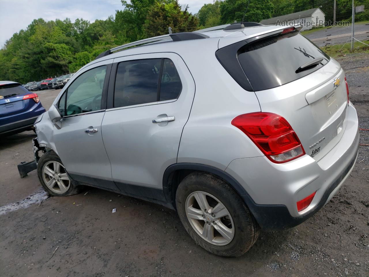 2019 Chevrolet Trax 1lt Silver vin: KL7CJPSB0KB756949