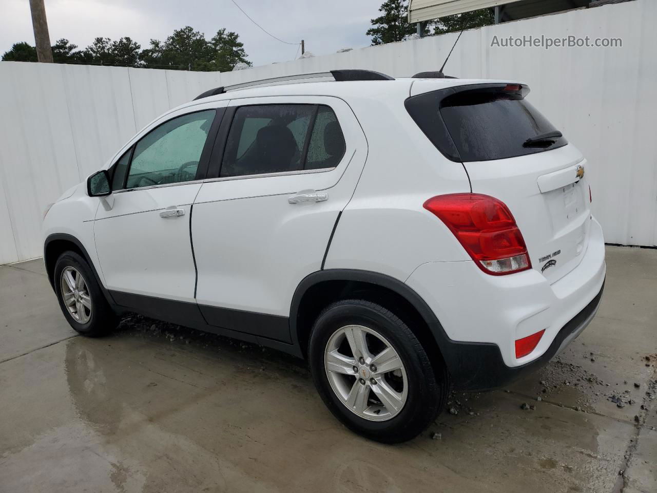 2019 Chevrolet Trax 1lt White vin: KL7CJPSB0KB832993