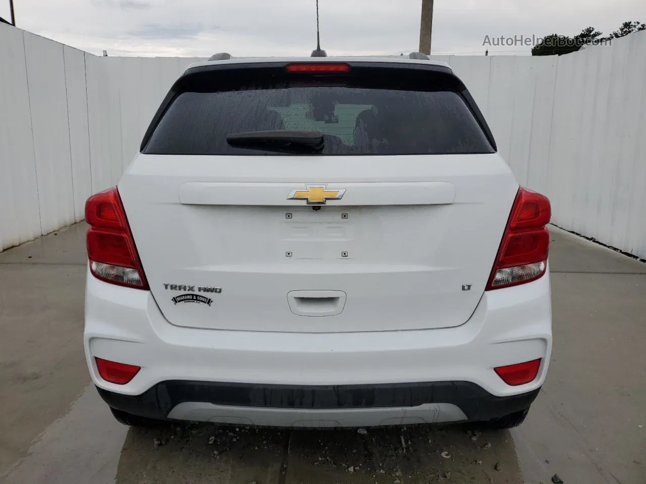 2019 Chevrolet Trax 1lt White vin: KL7CJPSB0KB832993