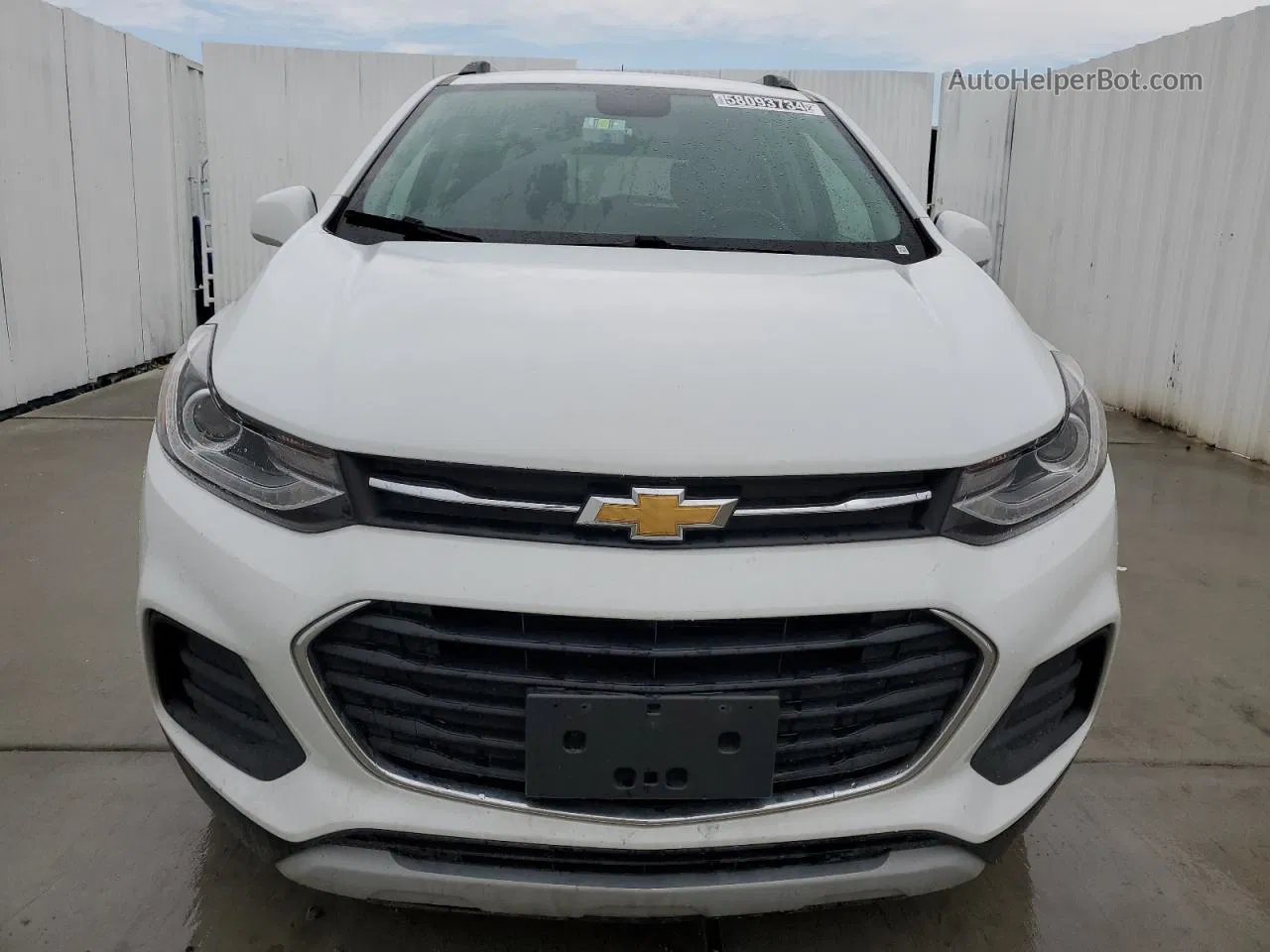 2019 Chevrolet Trax 1lt White vin: KL7CJPSB0KB832993