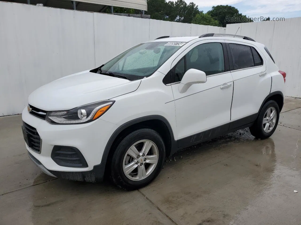 2019 Chevrolet Trax 1lt White vin: KL7CJPSB0KB832993