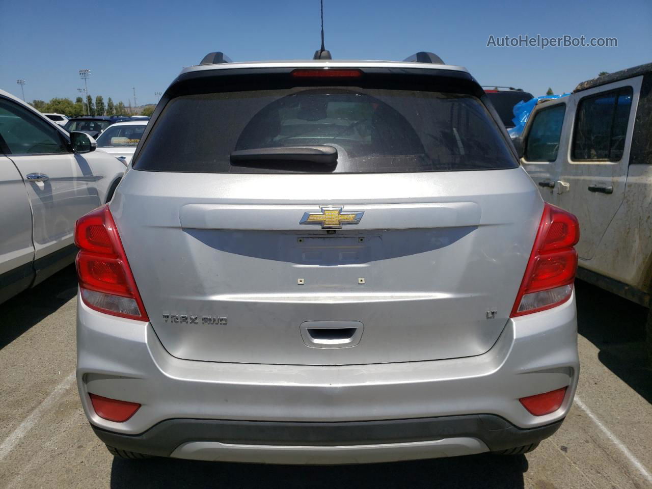 2019 Chevrolet Trax 1lt Silver vin: KL7CJPSB0KB914979