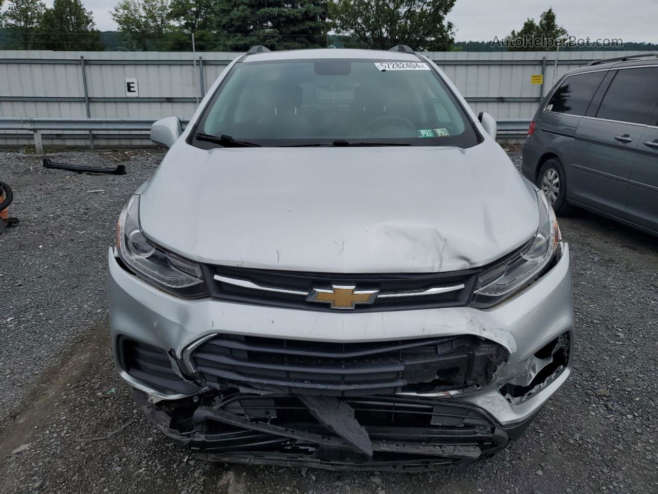 2019 Chevrolet Trax 1lt Silver vin: KL7CJPSB0KB950641