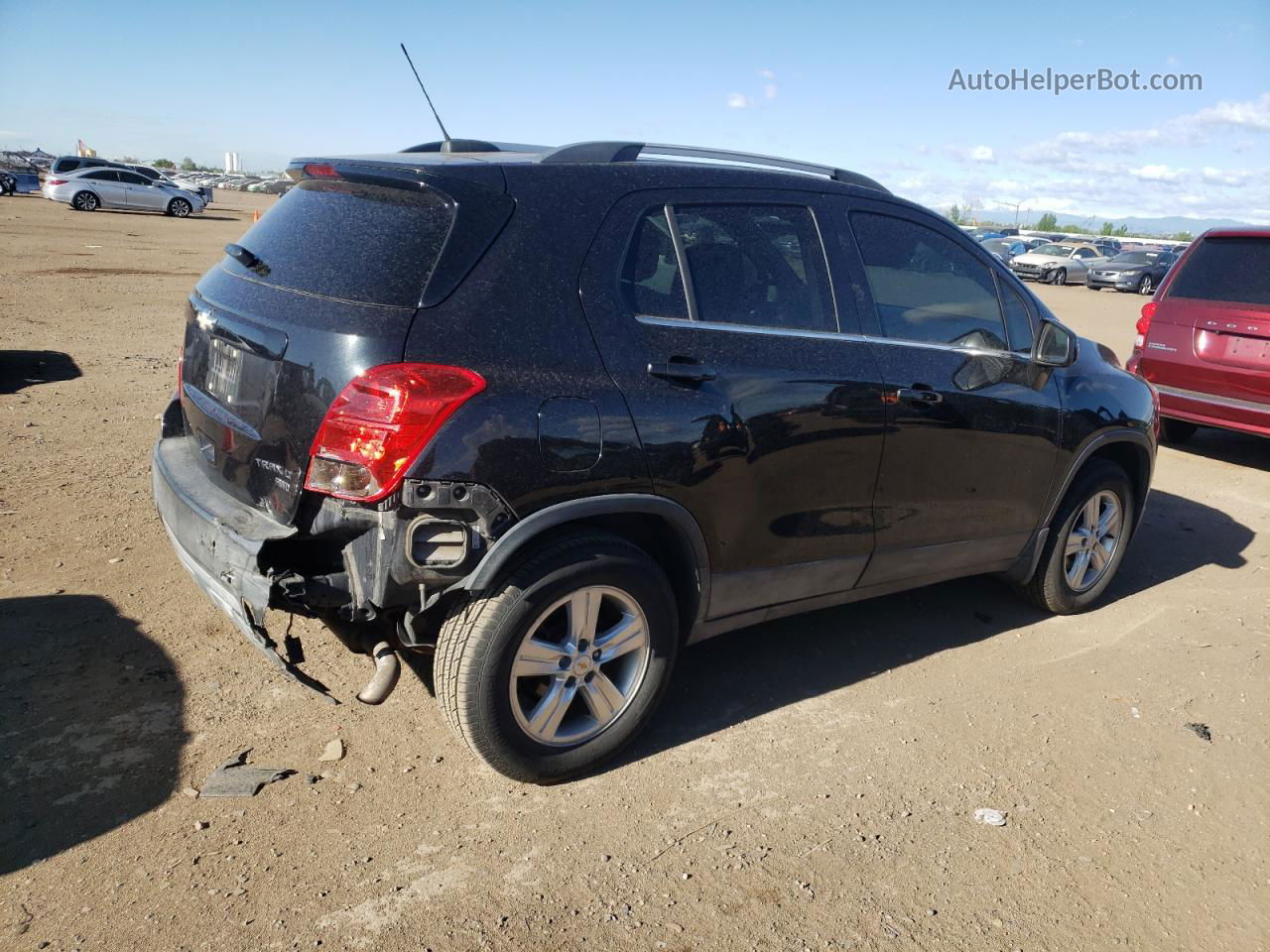 2016 Chevrolet Trax 1lt Black vin: KL7CJPSB1GB559103