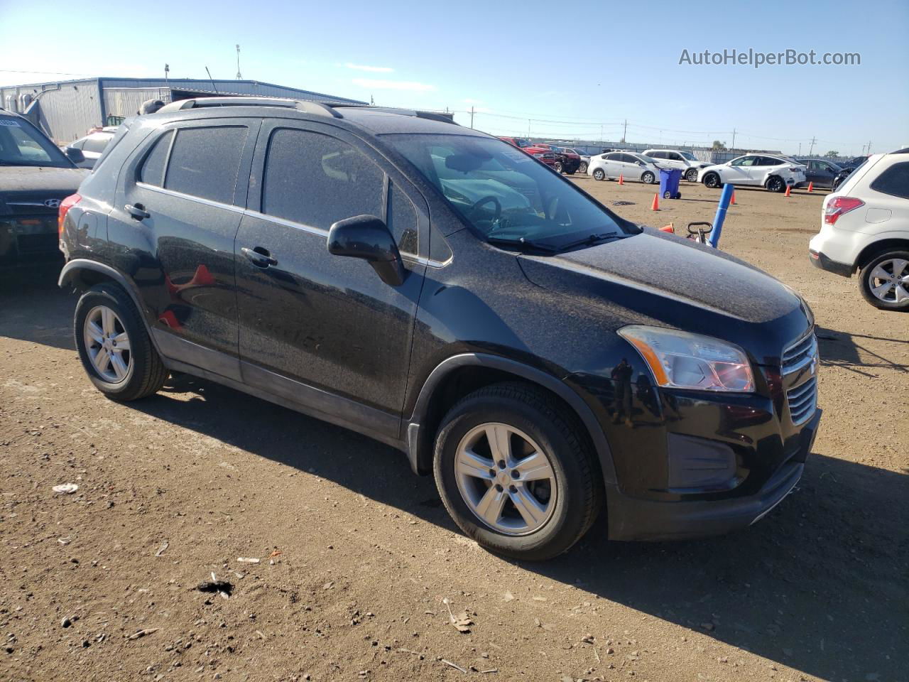 2016 Chevrolet Trax 1lt Black vin: KL7CJPSB1GB559103