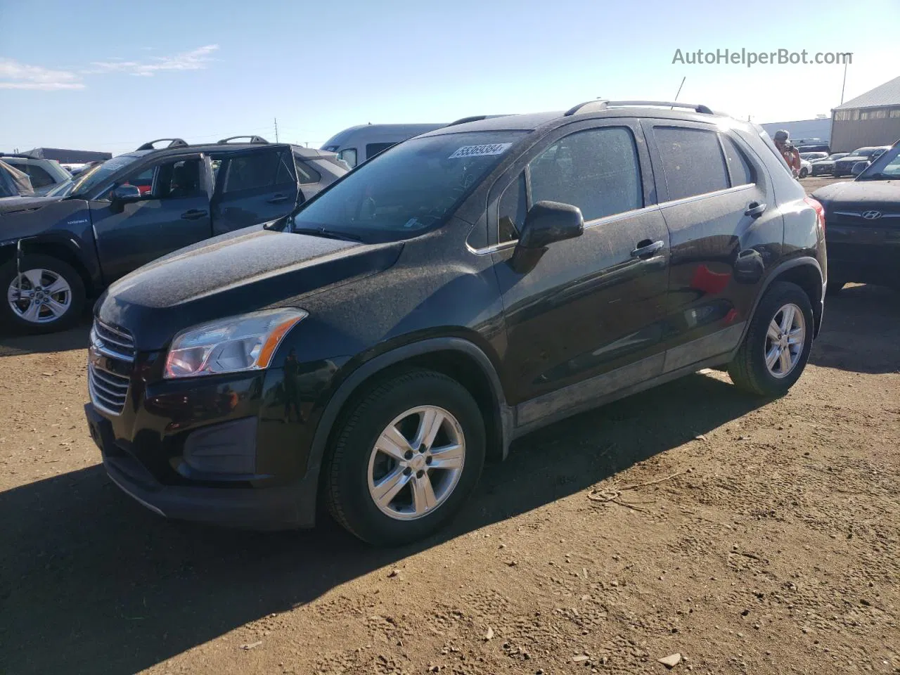 2016 Chevrolet Trax 1lt Black vin: KL7CJPSB1GB559103