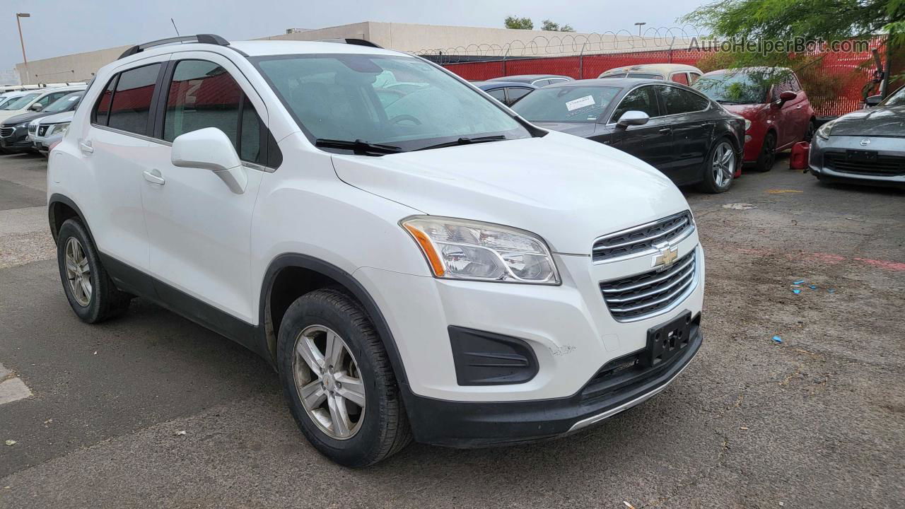 2016 Chevrolet Trax 1lt Белый vin: KL7CJPSB1GB569842