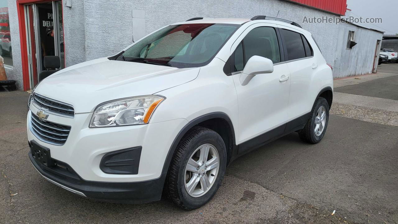 2016 Chevrolet Trax 1lt Белый vin: KL7CJPSB1GB569842