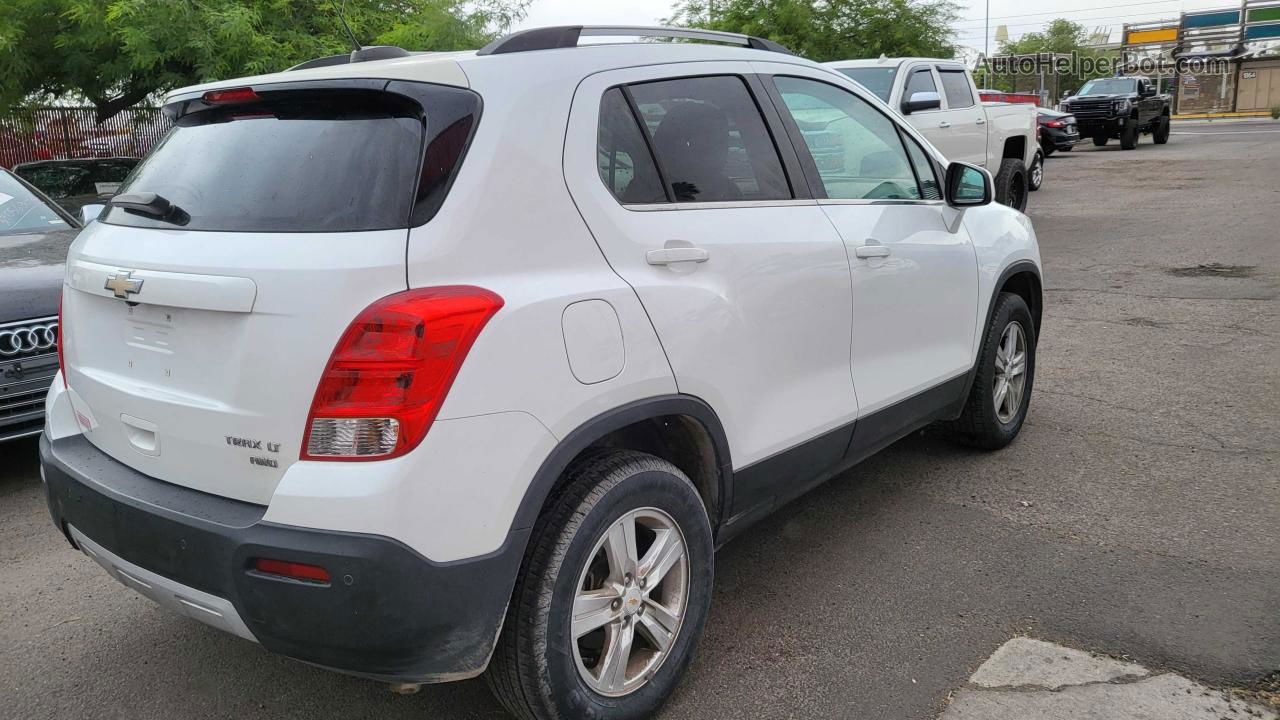 2016 Chevrolet Trax 1lt White vin: KL7CJPSB1GB569842