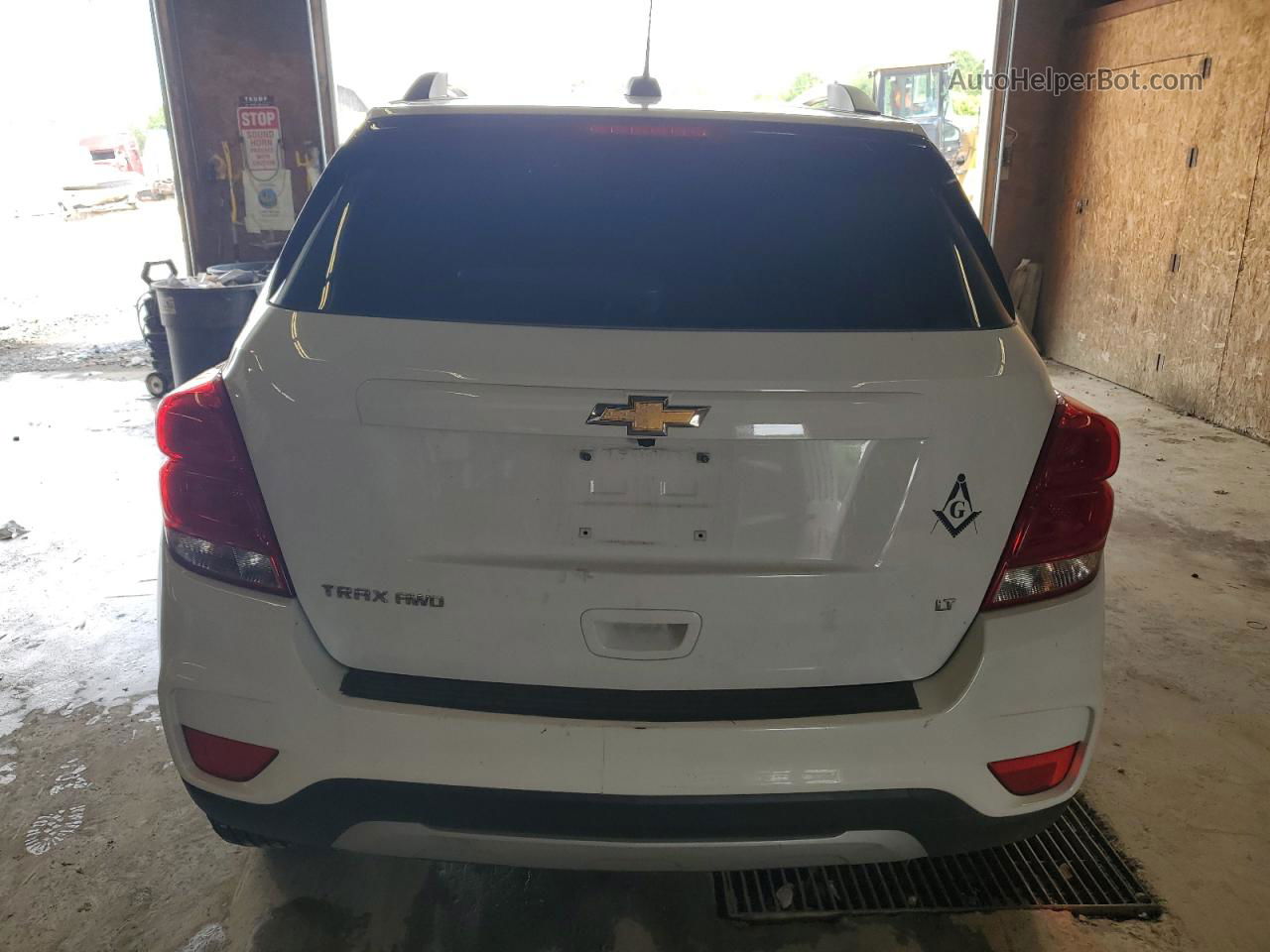 2019 Chevrolet Trax 1lt White vin: KL7CJPSB1KB836244