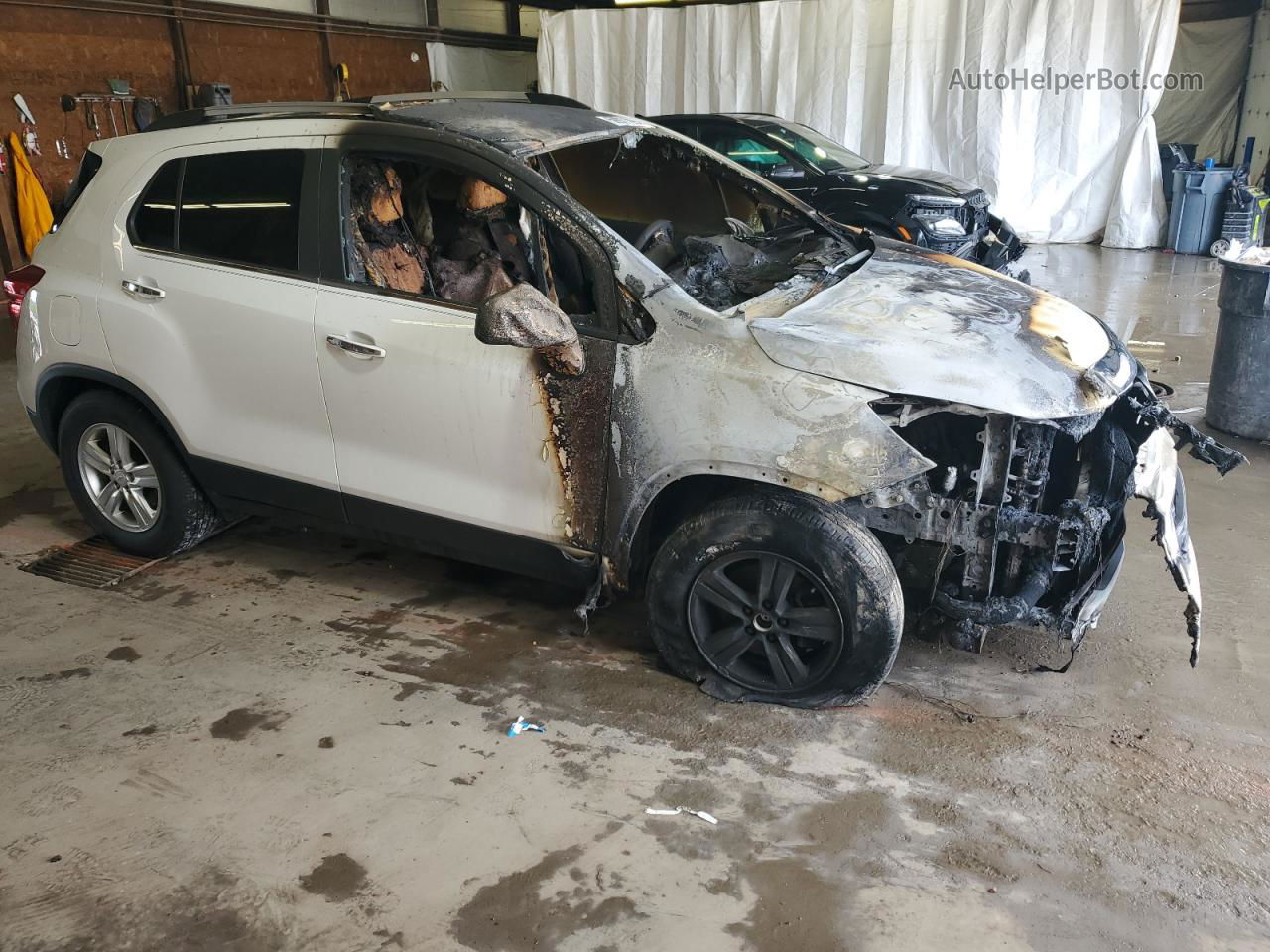 2019 Chevrolet Trax 1lt White vin: KL7CJPSB1KB836244