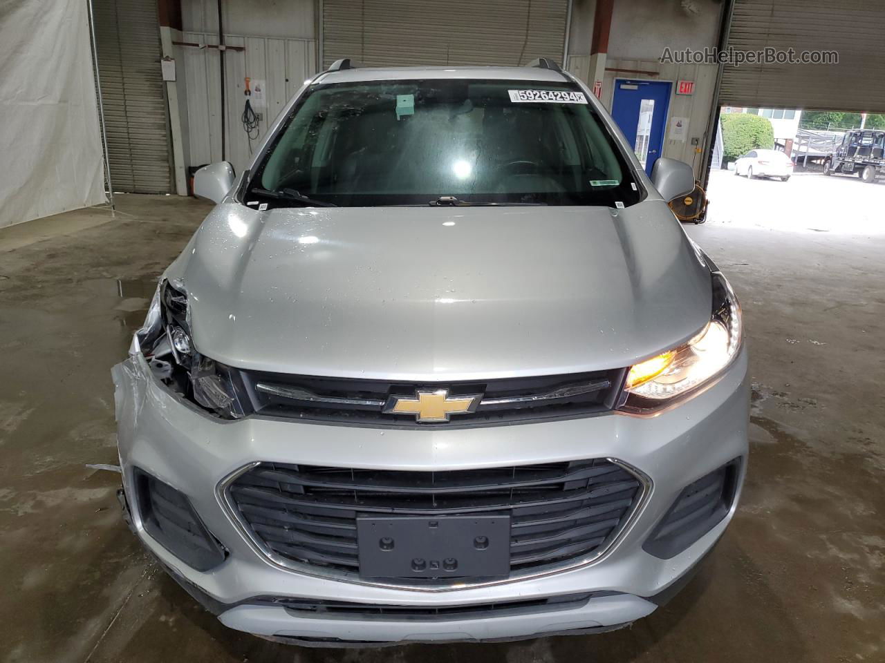 2019 Chevrolet Trax 1lt Silver vin: KL7CJPSB2KB859855