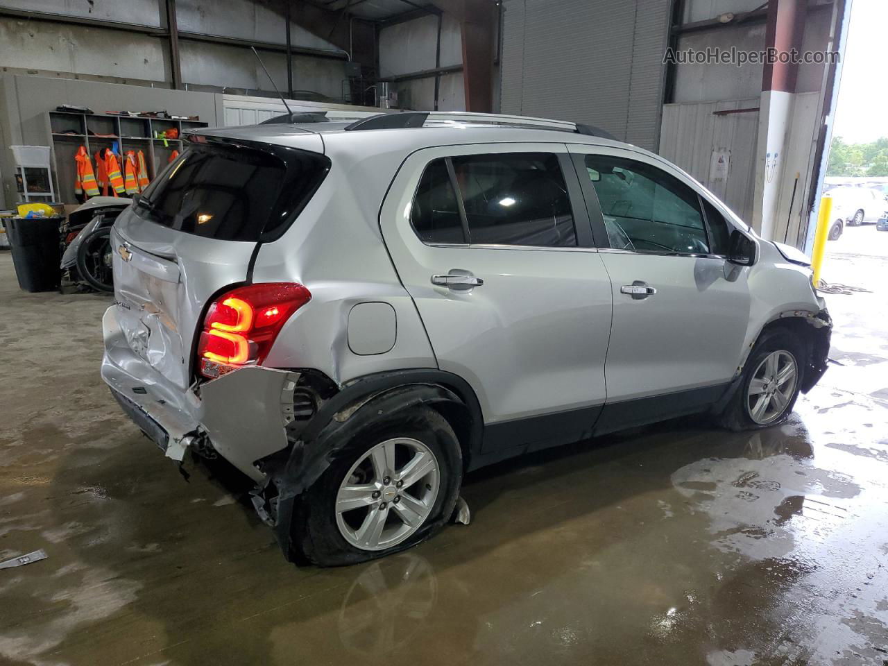 2019 Chevrolet Trax 1lt Silver vin: KL7CJPSB2KB859855