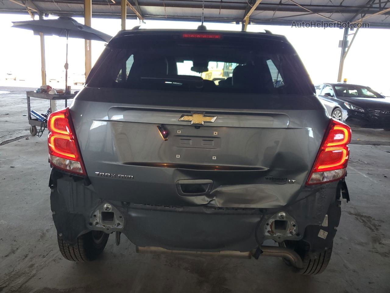 2019 Chevrolet Trax 1lt Серый vin: KL7CJPSB2KB926051