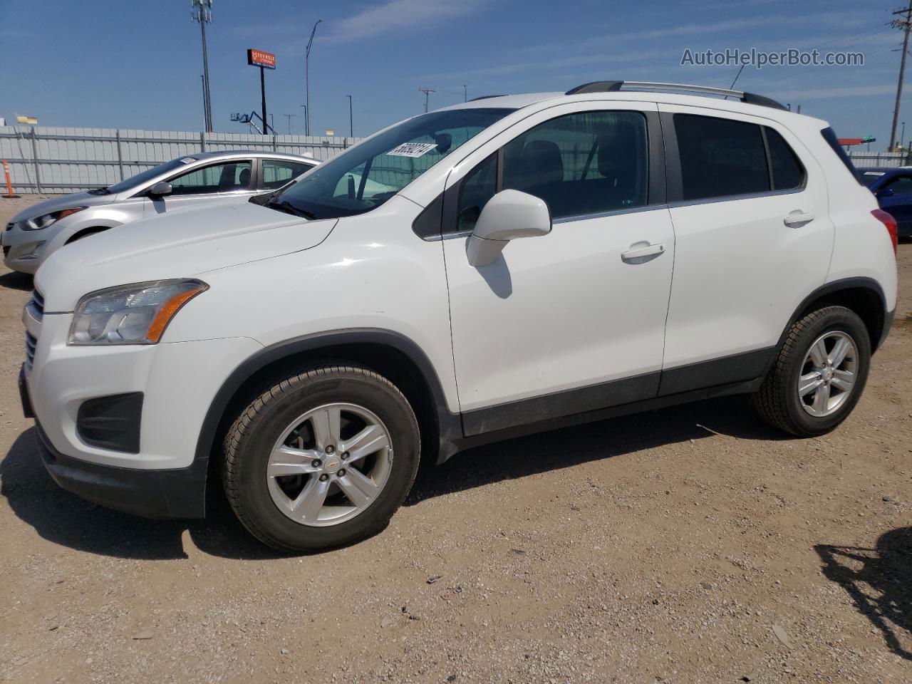 2016 Chevrolet Trax 1lt White vin: KL7CJPSB3GB521596