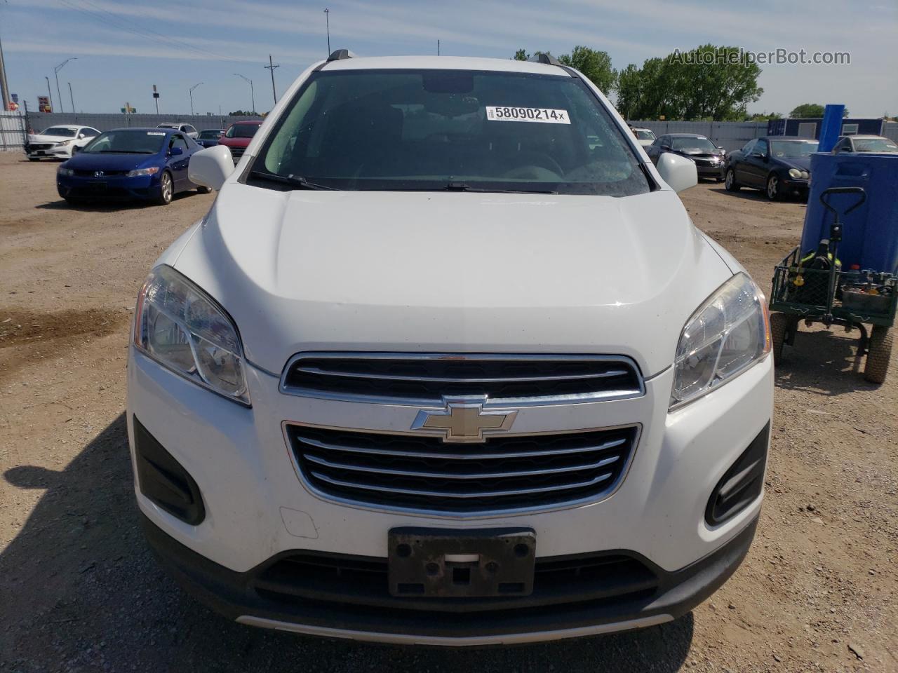 2016 Chevrolet Trax 1lt White vin: KL7CJPSB3GB521596