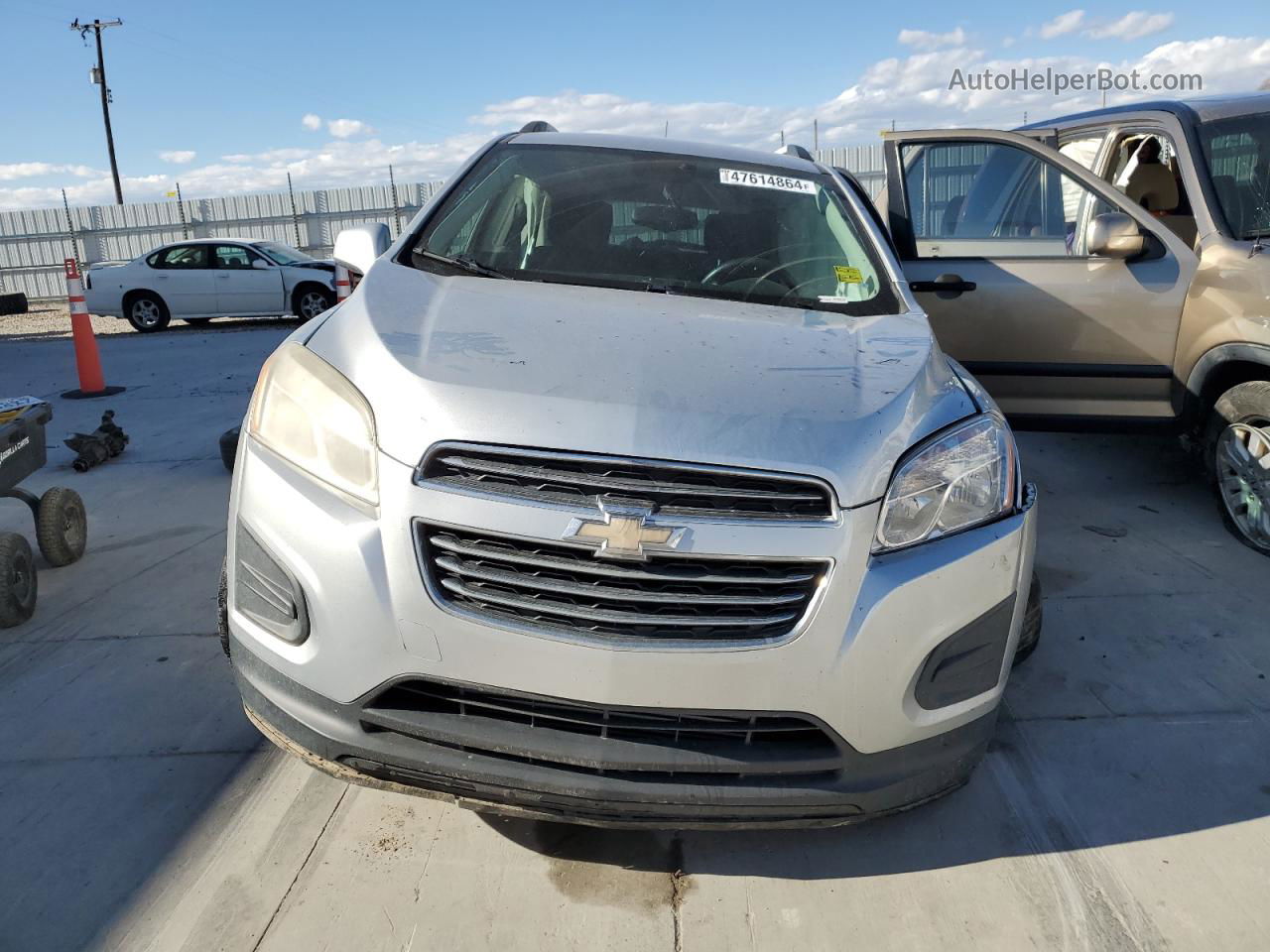 2016 Chevrolet Trax 1lt Серебряный vin: KL7CJPSB3GB618300