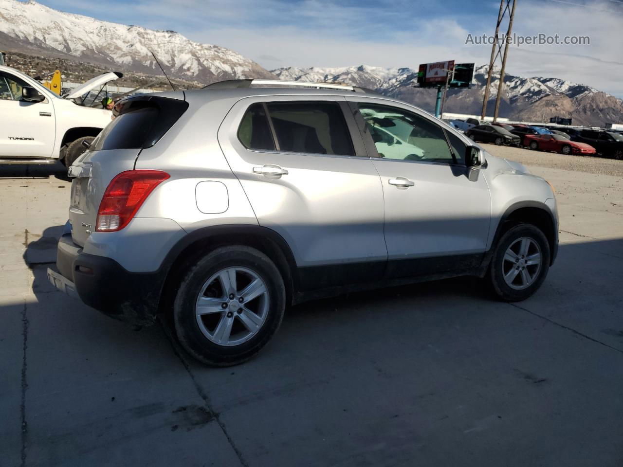 2016 Chevrolet Trax 1lt Silver vin: KL7CJPSB3GB618300