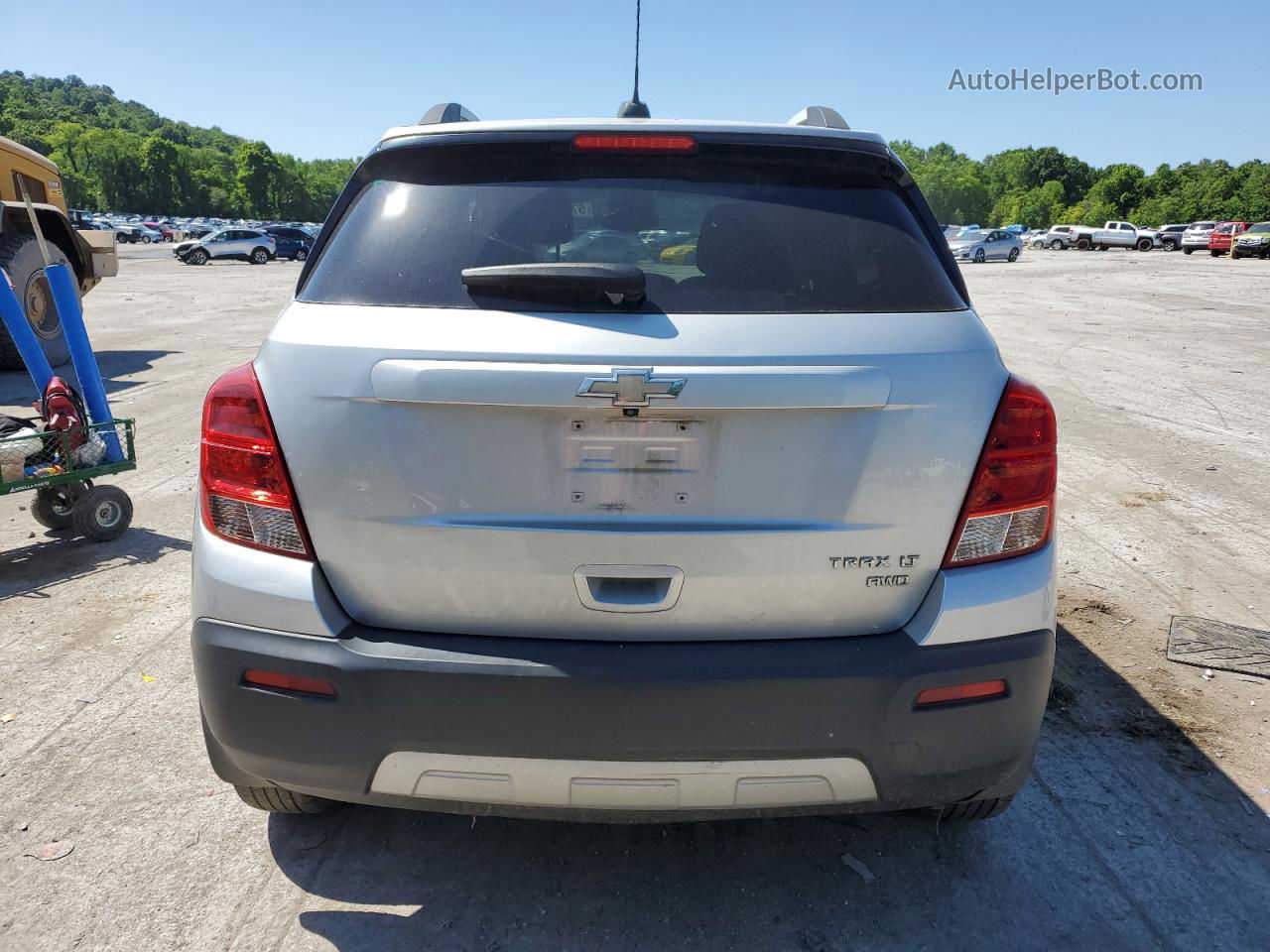 2016 Chevrolet Trax 1lt Silver vin: KL7CJPSB4GB759831