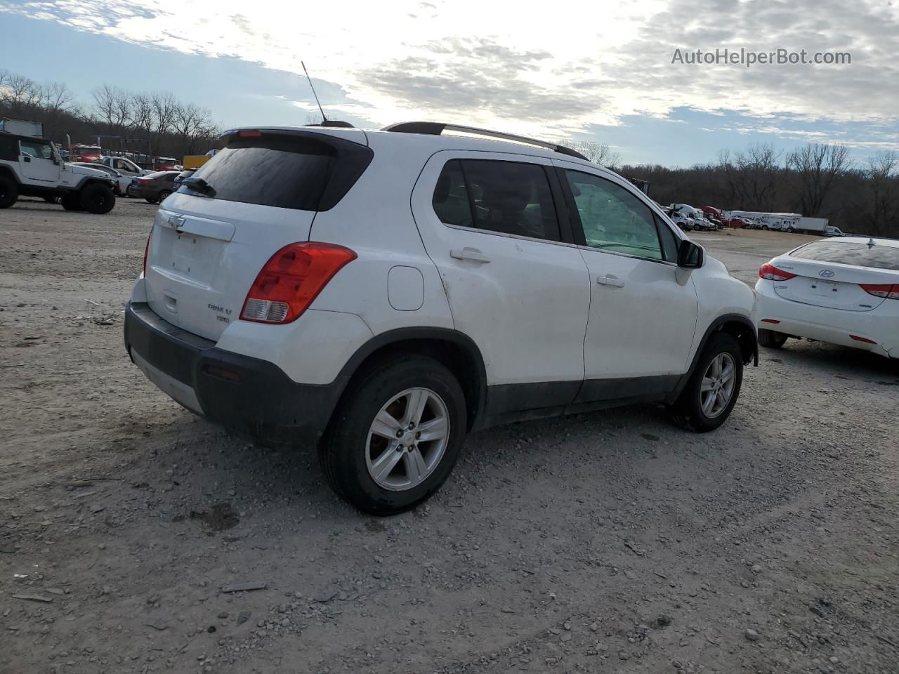 2016 Chevrolet Trax 1lt White vin: KL7CJPSB6GB611728