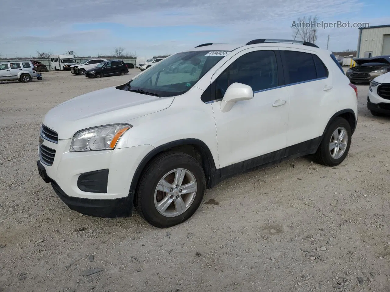 2016 Chevrolet Trax 1lt White vin: KL7CJPSB6GB611728