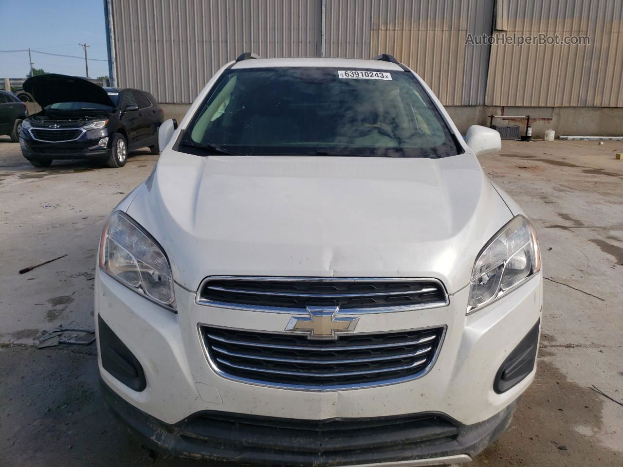 2016 Chevrolet Trax 1lt White vin: KL7CJPSB6GB626407