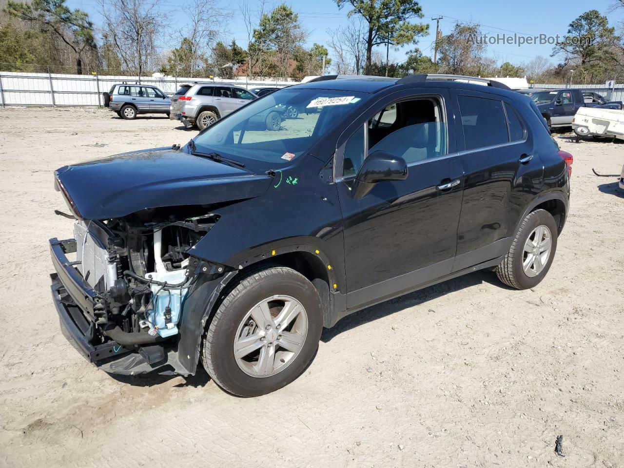 2019 Chevrolet Trax 1lt Black vin: KL7CJPSB6KB867571