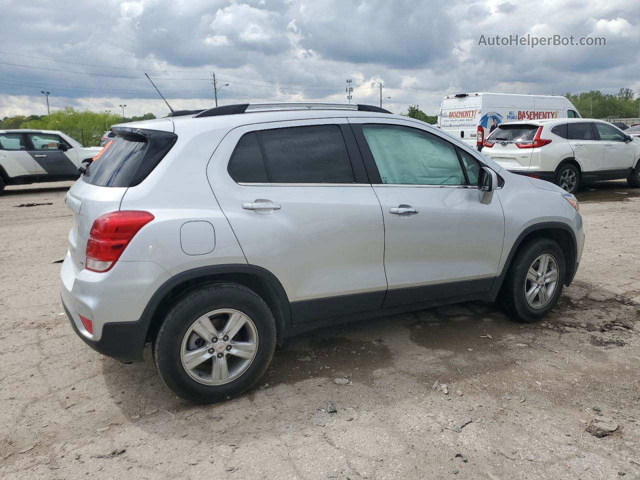 2019 Chevrolet Trax 1lt Silver vin: KL7CJPSB6KB891501