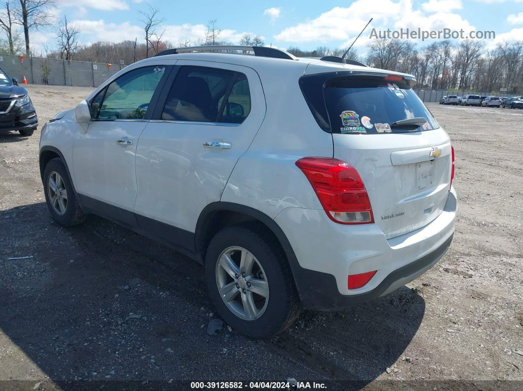 2019 Chevrolet Trax Lt White vin: KL7CJPSB7KB829363