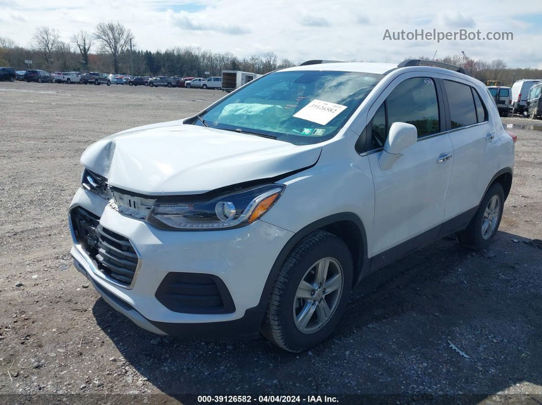 2019 Chevrolet Trax Lt White vin: KL7CJPSB7KB829363