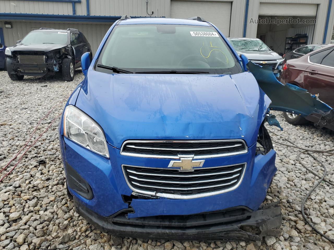 2016 Chevrolet Trax 1lt Синий vin: KL7CJPSB9GB529122