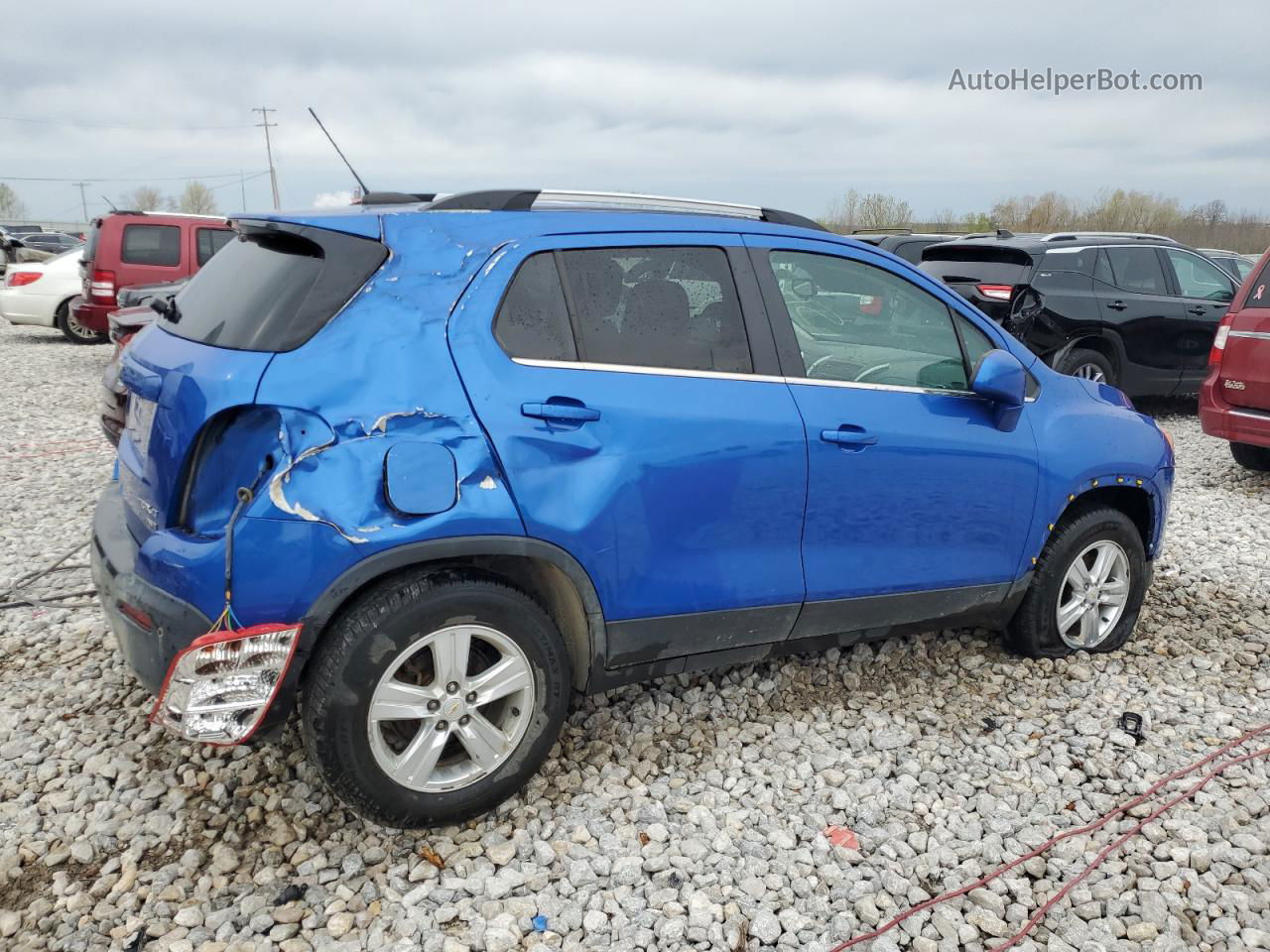 2016 Chevrolet Trax 1lt Синий vin: KL7CJPSB9GB529122