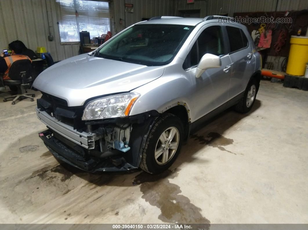 2016 Chevrolet Trax Lt Silver vin: KL7CJPSB9GB760148