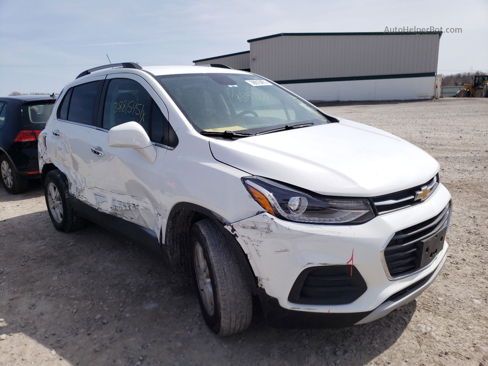 2019 Chevrolet Trax 1lt White vin: KL7CJPSB9KB880654