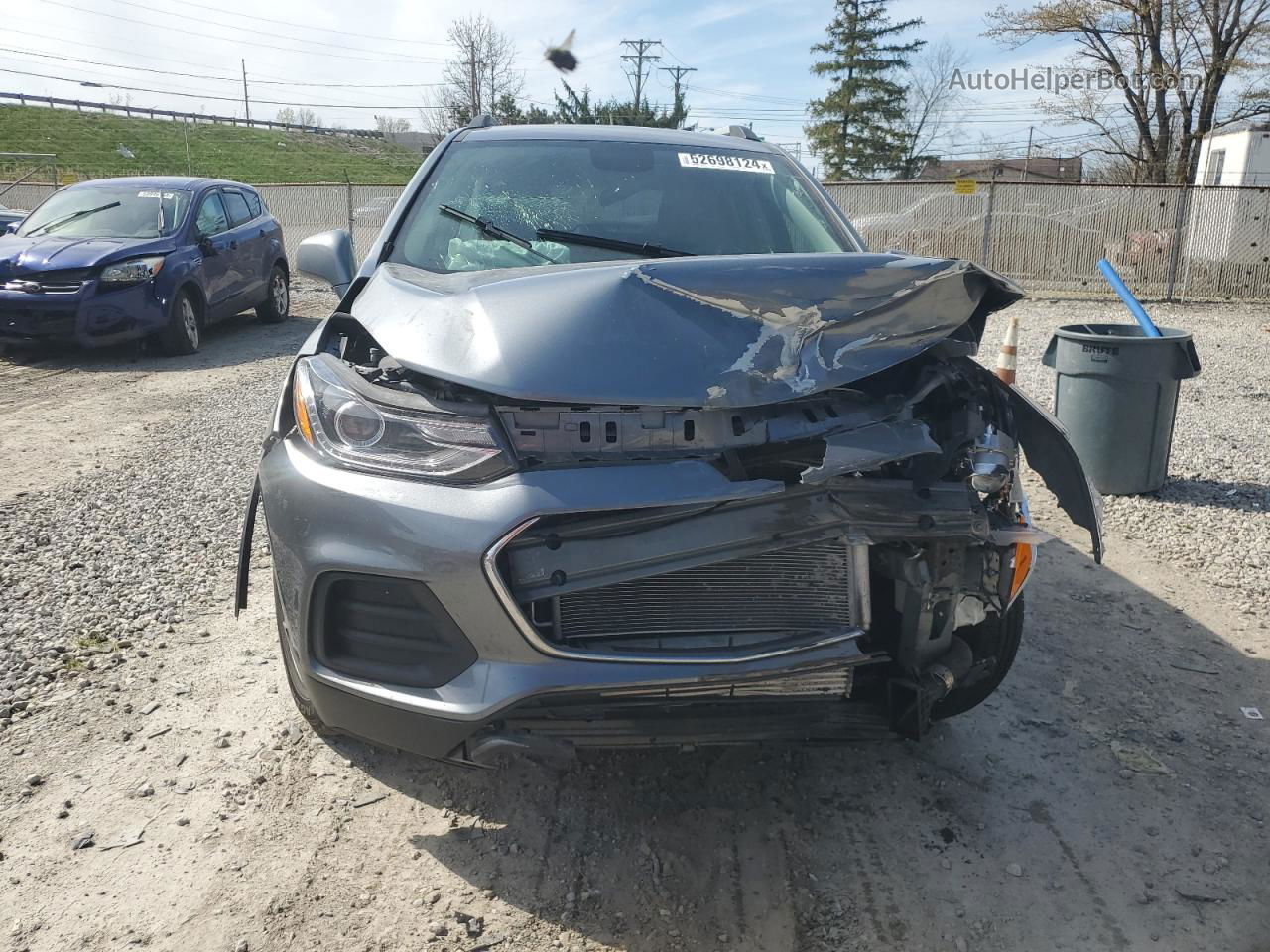 2019 Chevrolet Trax 1lt Серый vin: KL7CJPSBXKB898595