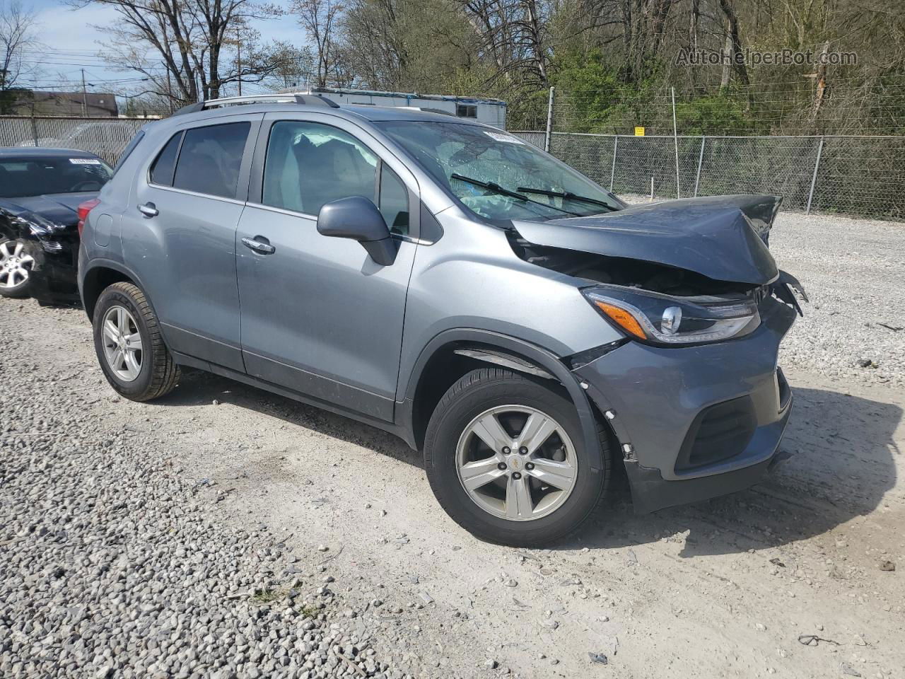 2019 Chevrolet Trax 1lt Gray vin: KL7CJPSBXKB898595