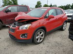 2016 Chevrolet Trax Ltz Red vin: KL7CJRSBXGB603692