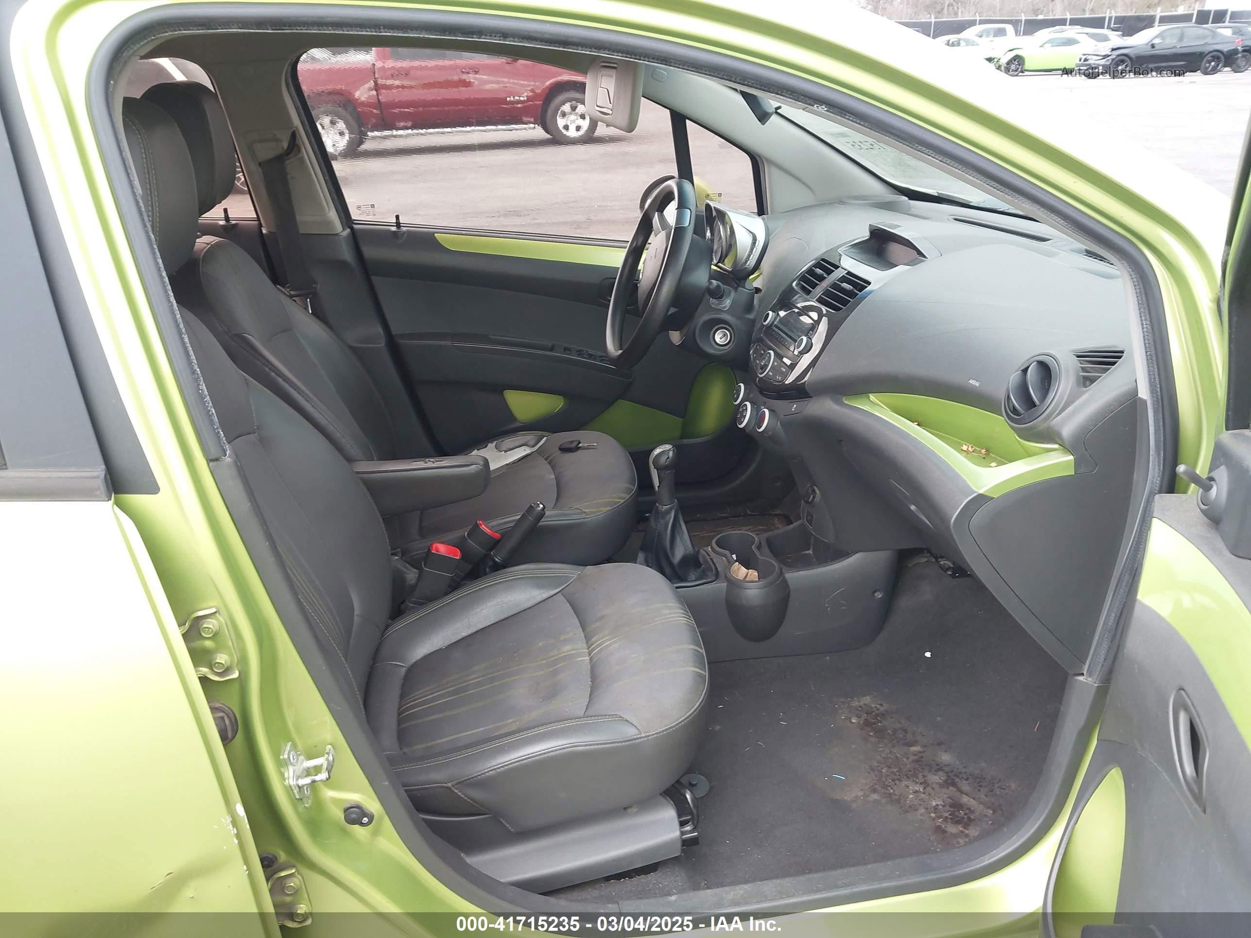 2013 Chevrolet Spark Ls Manual Green vin: KL8CA6S91DC625948
