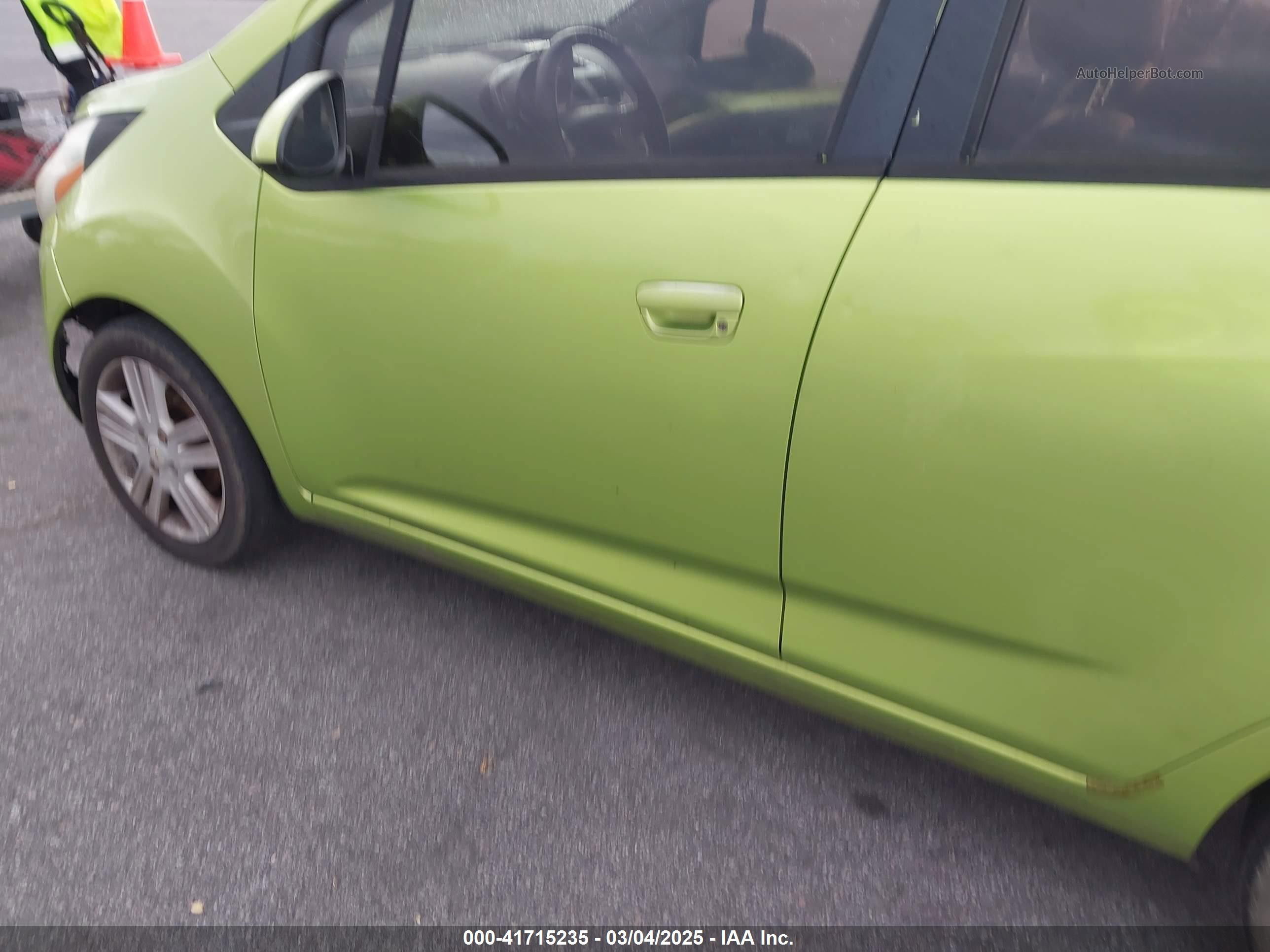 2013 Chevrolet Spark Ls Manual Green vin: KL8CA6S91DC625948