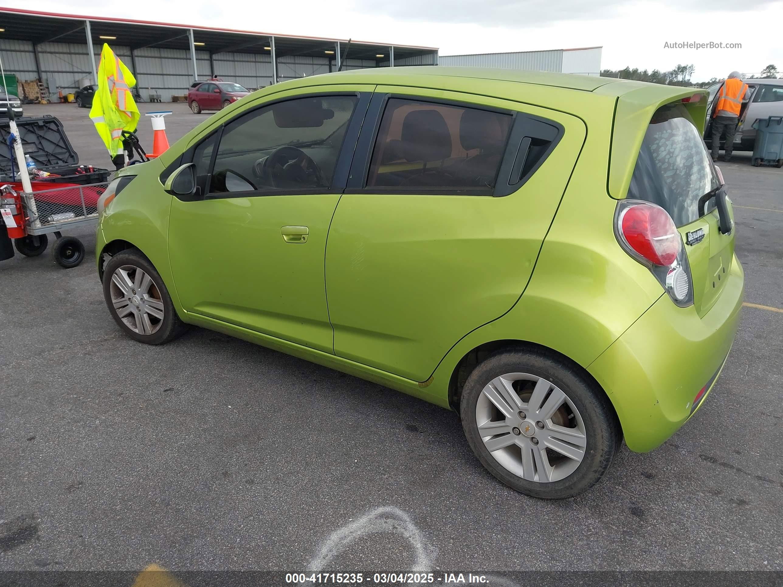 2013 Chevrolet Spark Ls Manual Green vin: KL8CA6S91DC625948