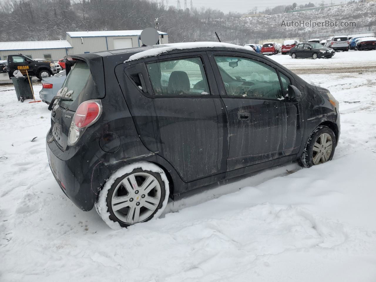 2015 Chevrolet Spark Ls Black vin: KL8CA6S91FC799408