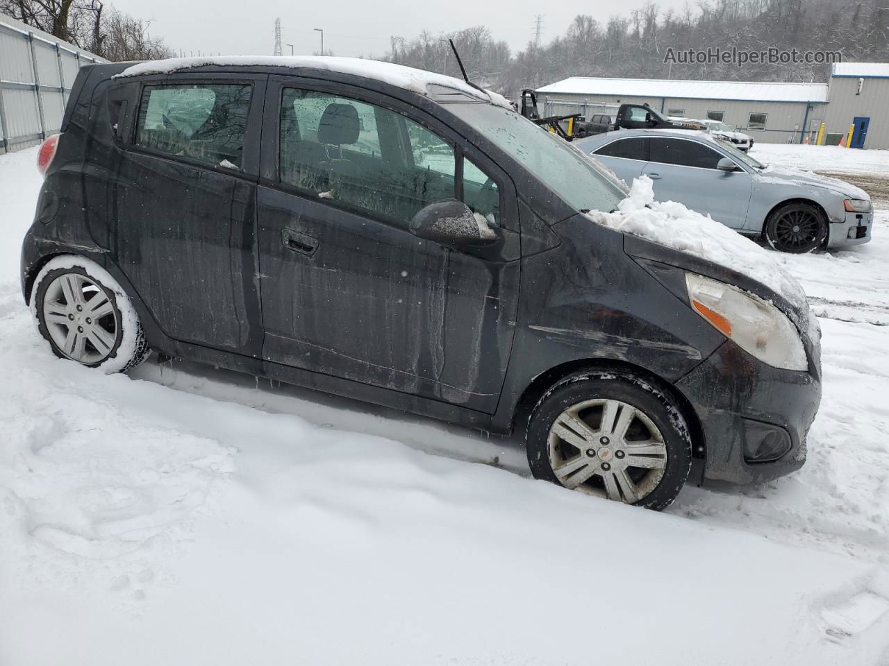 2015 Chevrolet Spark Ls Black vin: KL8CA6S91FC799408