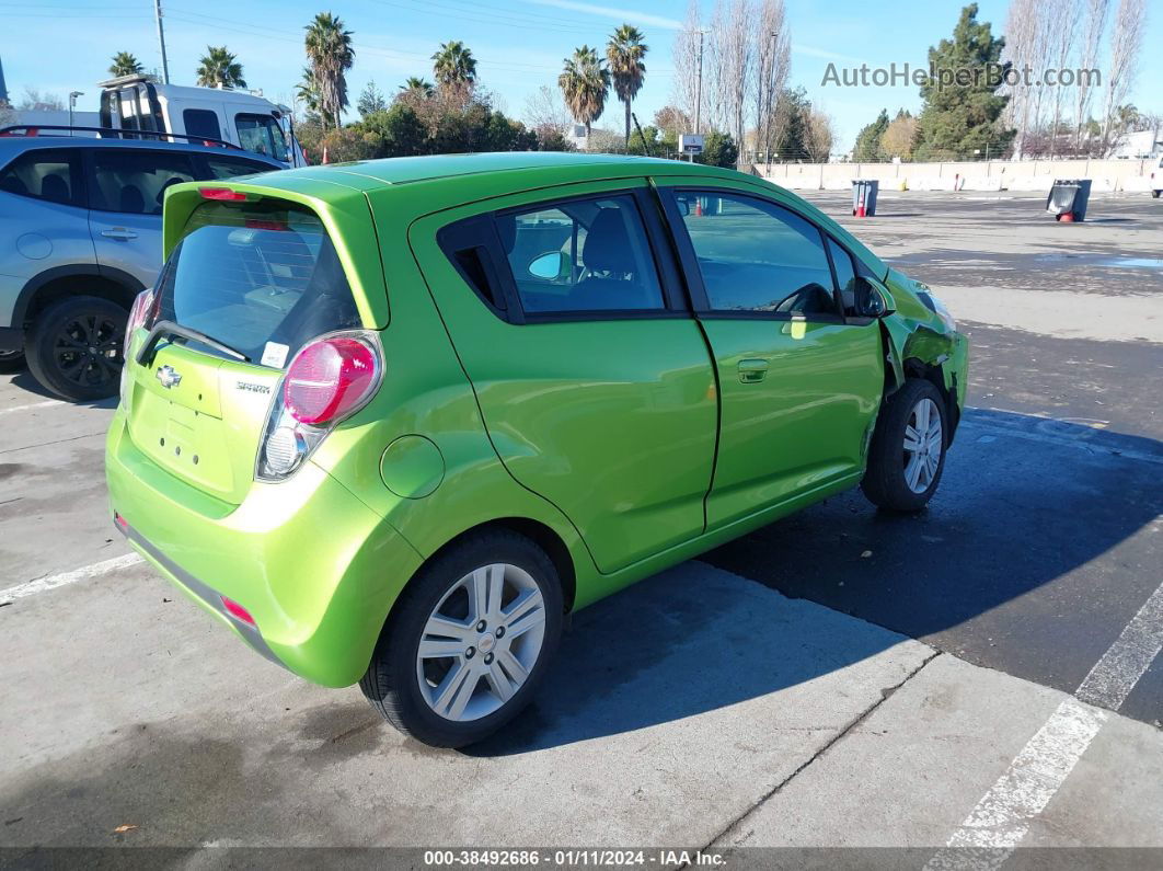 2015 Chevrolet Spark Ls Manual Green vin: KL8CA6S91FC816885