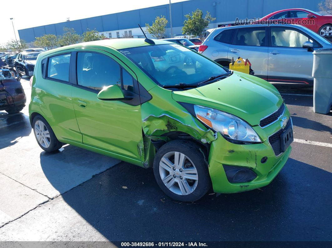 2015 Chevrolet Spark Ls Manual Green vin: KL8CA6S91FC816885